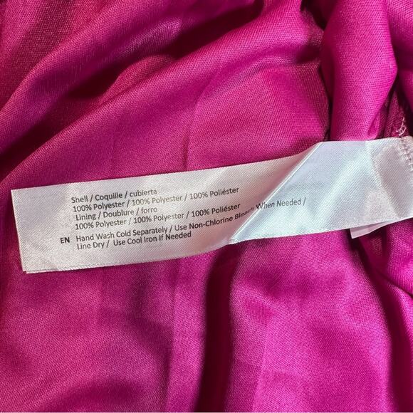 Band of the Free Size S Pink Kiss Me Peplum Tiered Mini Dress Date Night Resort - Picture 9 of 13